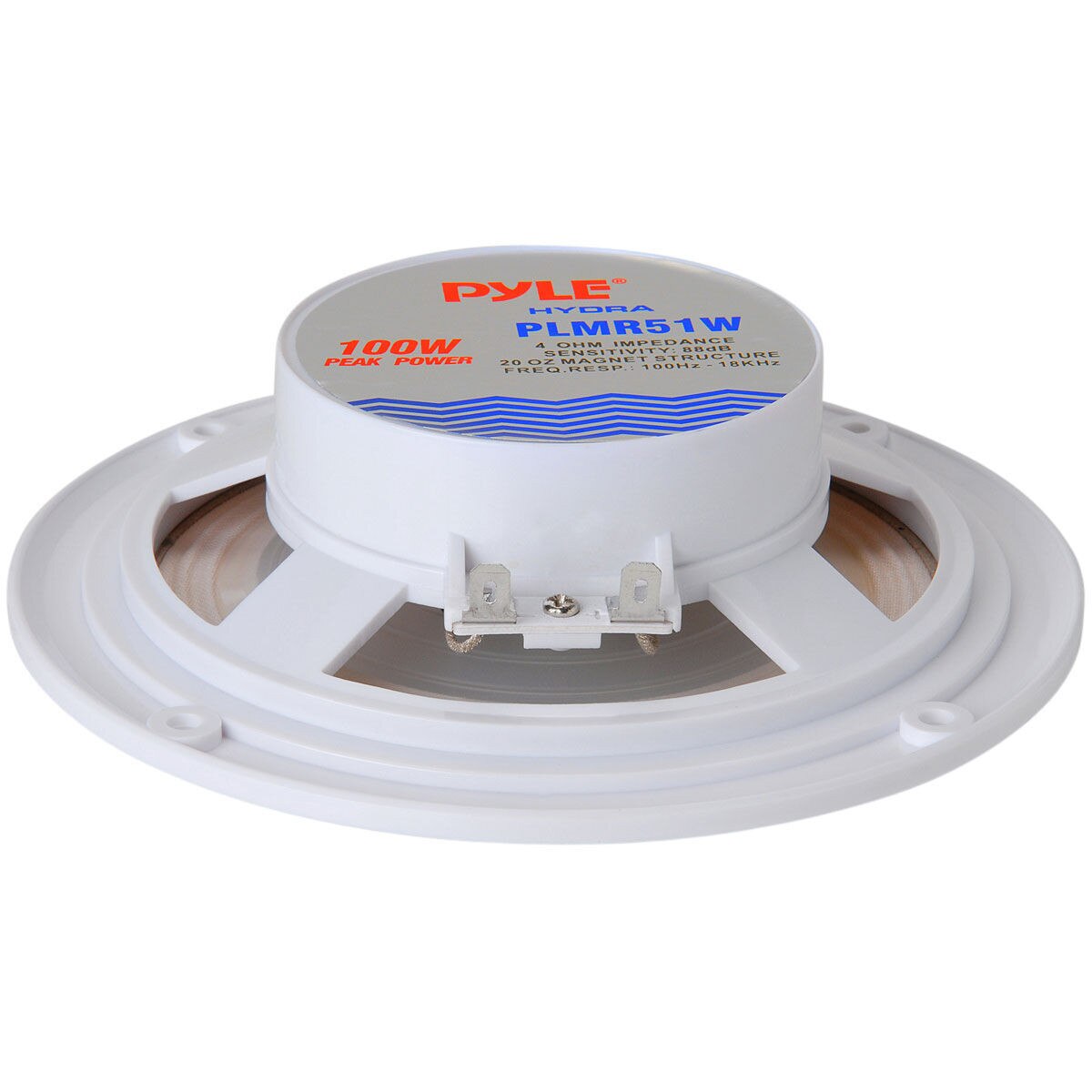 Pyle PLMR51W 5.25" Waterproof Marine Speaker Pair White
